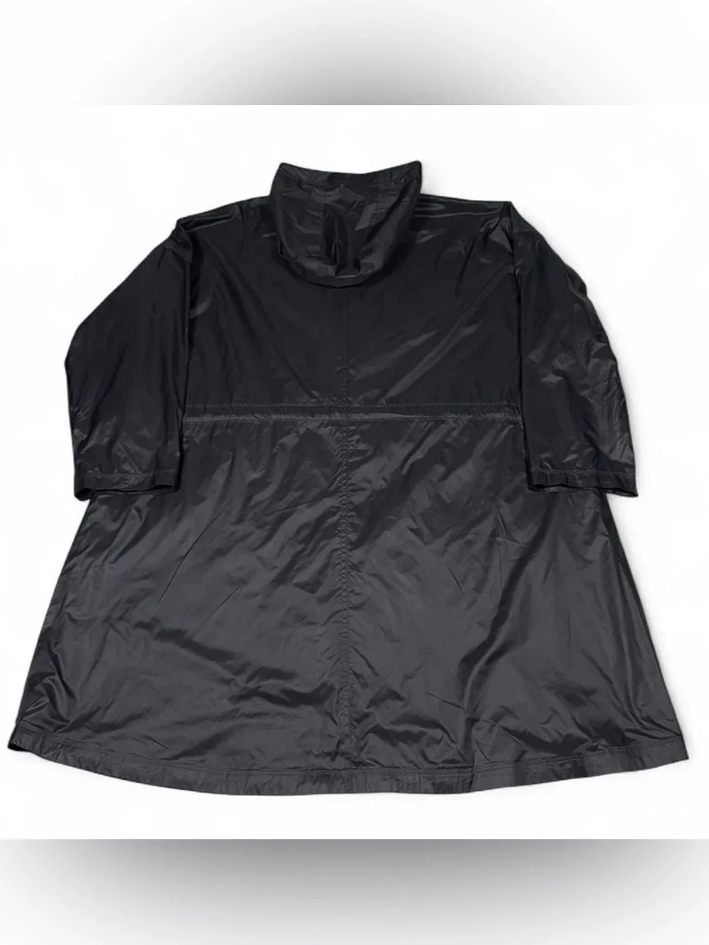 NWOT Eileen Fisher Eggshell Recycled Nylon Softshell Long Jacket Women’s Size 3X